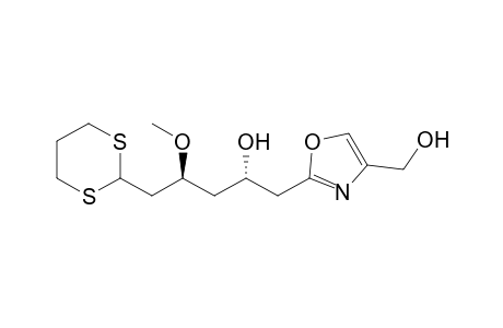 (2S,4S)-5-(1,3-dithian-2-yl)-1-[4-(hydroxymethyl)-2-oxazolyl]-4-methoxy-2-pentanol