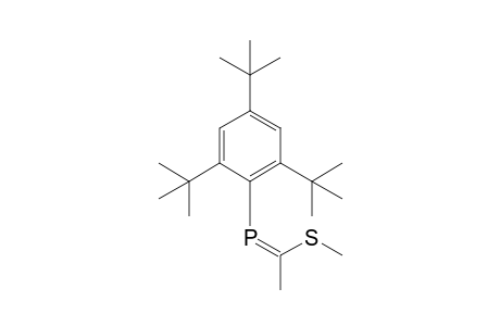 (Z)-2-Methylsulfanyl-1-(2,4,6-tri-t-butylphenyl)-1-phosphapropene