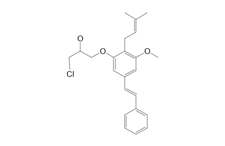 CAJANSTILBENE-H;3-O-(3-CHLORO-2-HYDROXYL-PROPANYL)-LONGISTYLIN-A