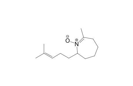 7-Methyl-2-(4'-methylpent-3'-enyl)-2,3,4,5-tetrahydro-(6H)-azepine-1-oxide