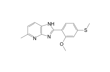 2-[2-Methoxy-4-(methylthio)phenyl]-5-methylimidazo-1H-[4,5-b]pyridine