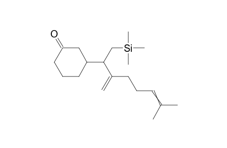 7-(3-Ketocyclohexyl)-2-methyl-6-methylene-8-trimethylsilyl-2-octene