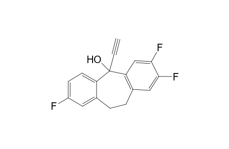 2,3,8-Trifluoro-5-ethynyl-10,11-dihydro-5H-diphenyl[a,d]cycloheptan-5-ol