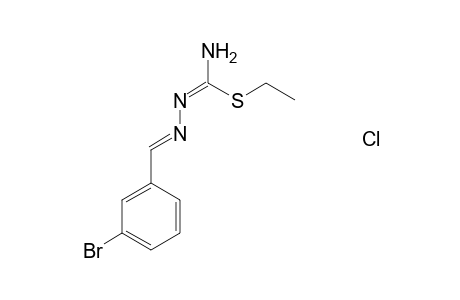 Ethyl N'-[(3-bromophenyl)methylidene]hydrazonothiocarbamate hydrochloride
