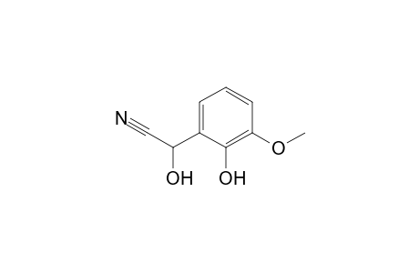 2-Hydroxy-3-methoxymandelonitrile