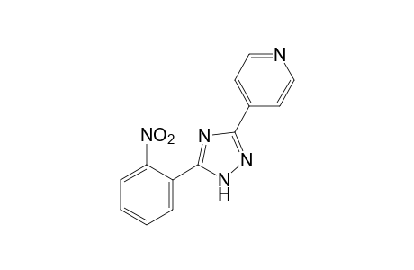 5-(o-nitrophenyl)-3-(4-pyridyl)-s-triazole