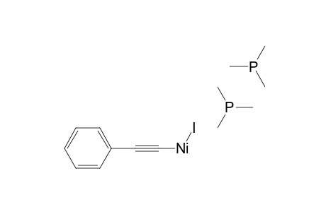 Iodo (phenylethynyl) bis(trimethylphosphane) nickel(II)
