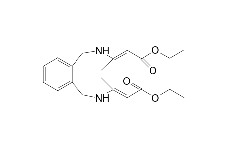 (E)-3-{2-[((E)-2-Ethoxycarbonyl-1-methyl-vinylamino)-methyl]-benzylamino}-but-2-enoic acid ethyl ester