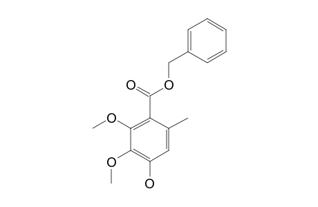 BENZYL-4-HYDROXY-2,3-DIMETHOXY-6-METHYLBENZOATE