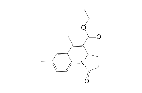 Ethyl 5,7-Dimethyl-1-oxo-1,2,3,3a-tetrahydropyrrolo[1,2-a]quinoline-4-carboxylate