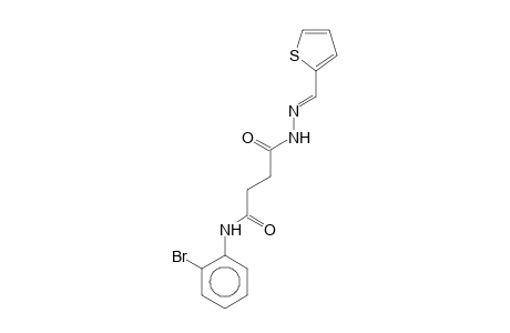 N-(2-bromophenyl)-4-oxo-4-[2-(2-thienylmethylene)hydrazino]butanamide