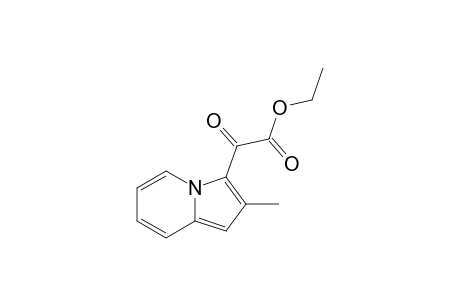 2-methyl-3-indolizineglyoxalic acid, ethyl ester