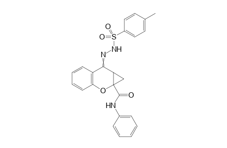 N-phenyl-7-(2-tosylhydrazono)-7,7a-dihydrocyclopropa[b]chromene-1a(1H)-carboxamide