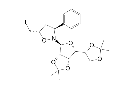 (3S,5S)-2-[(3aS,4S,6R,6aS)-6-[(4R)-2,2-dimethyl-1,3-dioxolan-4-yl]-2,2-dimethyl-3a,4,6,6a-tetrahydrofuro[3,4-d][1,3]dioxol-4-yl]-5-(iodanylmethyl)-3-phenyl-1,2-oxazolidine