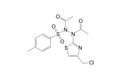 4-chloromethyl-2-[2-(p-toluenesulfonyl)-N,N-diacetyl-hydrazino]-thiazole