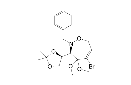 (3R,4'S)-2-Benzyl-5-bromo-3-(2',2'-dimethyl-1',3'-dioxolan-4'-yl)-4,4-dimethoxy-2,3,4,7-tetrahydro-[1,2]oxazepine