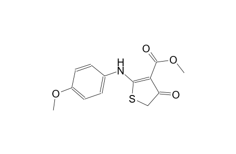 methyl 2-(4-methoxyanilino)-4-oxo-4,5-dihydro-3-thiophenecarboxylate