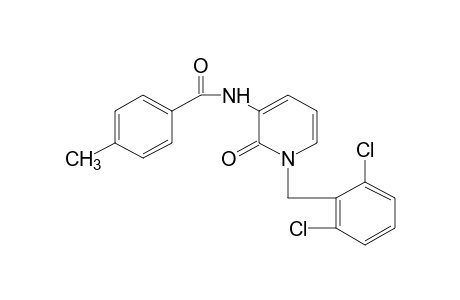 N-[1-(2,6-DICHLOROBENZYL)-1,2-DIHYDRO-2-OXO-3-PYRIDYL]-p-TOLUAMIDE