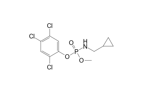 Phosphoramidic acid, (cyclopropylmethyl)-, methyl 2,4,5-trichlorophenyl ester