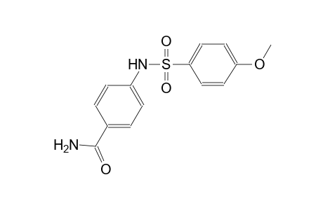 4-{[(4-methoxyphenyl)sulfonyl]amino}benzamide