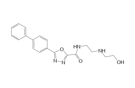 N-[2-(2-Hydroxyethylamino)-ethyl]-5-(biphenyl-4-yl)-1,3,4-oxadiazole-2-carboxamide