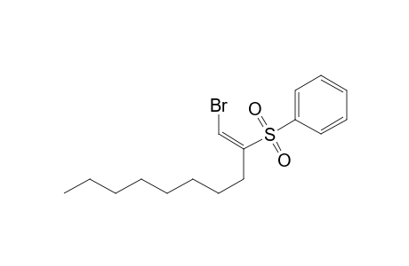 (Z)-2-(Benzenesulfonyl)-1-bromo-1-decene