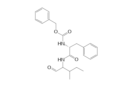 2-[N-(Benzyloxycarbonyl)-(R)-phenylalanylamino]-3-methylpentan-1-al