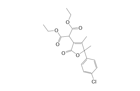 Diethyl 2-(5-(4-chlorophenyl)-4,5-dimethyl-2-oxo-2,5-dihydrofuran-3-yl)malonate