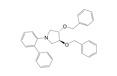 (3S,4S)-3,4-Bis(benzyloxy)-1-[1,1'-biphenyl-2-yl]pyrrolidine
