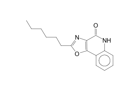 2-Hexyl-5H-oxazolo[4,5-c]quinolin-4-one
