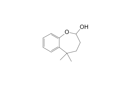 5,5-Dimethyl-2,3,4,5-tetrahydro-1-benzoxepin-2-ol and 4-(2'-hydroxyphenyl)-4-methylpentanal