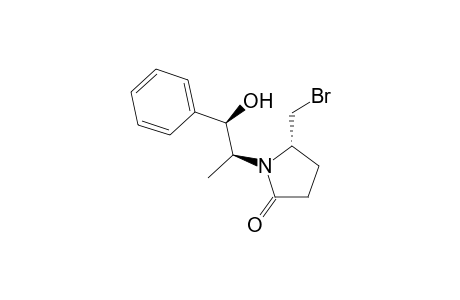 (1S,2R,5S)-5-Bromomethyl-1-(2-hydroxy-1-methyl-2-phenylethyl-2-pyrrolidinone