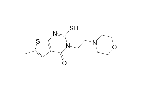 5,6-dimethyl-3-[2-(4-morpholinyl)ethyl]-2-sulfanylthieno[2,3-d]pyrimidin-4(3H)-one