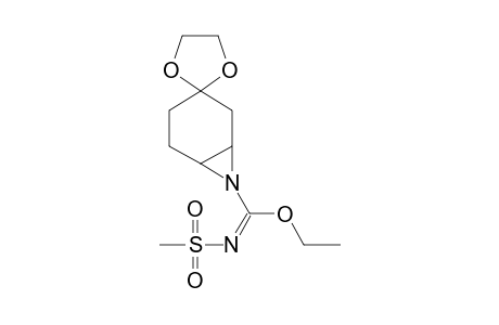 7-[N-(methanesulfonyl)ethylformimido]spiro[7-azabicyclo[4.1.0]heptane-3,2'-1',3'-dioxacyclopentane]