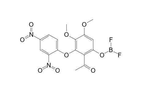 Boron, [1-[6-(2,4-dinitrophenoxy)-2-hydroxy-3,4-dimethoxyphenyl]ethanonato]t rifluoro-, (T-4)-