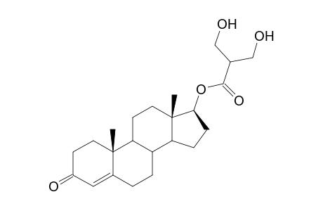 (3'-Oxo-4'-androsten-17.beta.-yl) 3-hydroxy-2-(hydroxymethyl)propionate