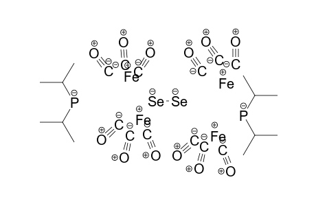 Tetrairon(I) bis[diisopropylphosphanide]diselenide dodecacarbonyl