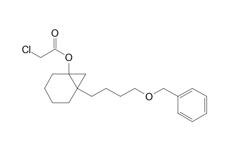 6-(4-Benzyloxybutyl)-1-(chloroacetoxy)bicyclo[4.1.0]heptane