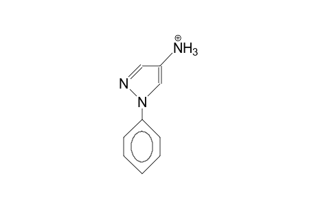 4-Ammonio-1-phenyl-pyrazole cation