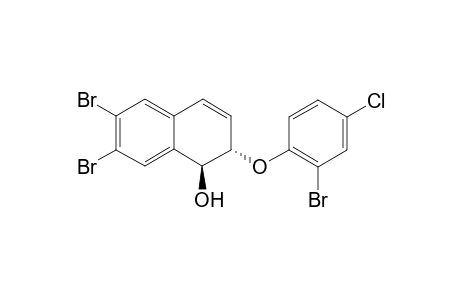 (1S,2S)-6,7-Dibromo-2-(2-bromo-4-chlorophenoxy)-1,2-dihydronaphthalen-1-ol
