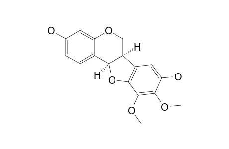 (6A-R,11A-R)-3,8-DIHYDROXY-9,10-DIMETHOXYPTEROCARPAN