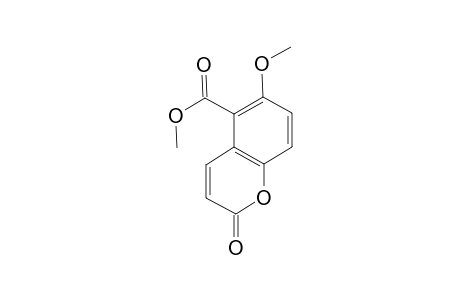 Methyl 6-(methoxy)-coumarin-5-carboxylate