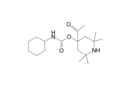 Cyclohexyl-carbamic acid 4-acetyl-2,2,6,6-tetramethyl-piperidin-4-yl ester
