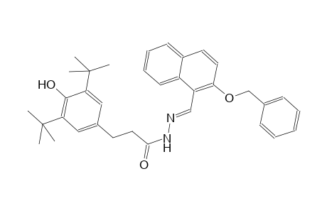 N'-{(E)-[2-(benzyloxy)-1-naphthyl]methylidene}-3-(3,5-ditert-butyl-4-hydroxyphenyl)propanohydrazide
