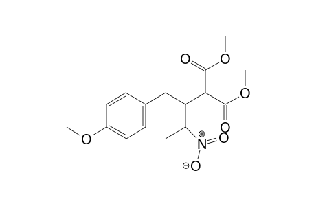 Dimethyl [1-(4-methoxybenzyl)-2-nitropropyl]malonate