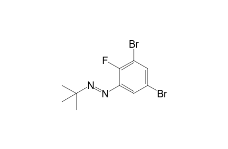 1-(3,5-Dibromo-2-fluorophenyl)-2-(tert-butyl)diazene