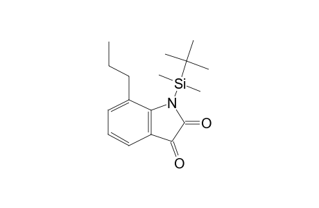 1-[tert-Butyl(dimethyl)silyl]-7-propyl-1H-indole-2,3-dione