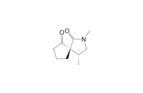 (-)-2,4-Dimethyl-2-azaspiro[4.4]nonan-1,6-dione