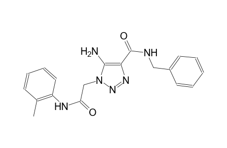 5-amino-N-benzyl-1-[2-oxo-2-(2-toluidino)ethyl]-1H-1,2,3-triazole-4-carboxamide