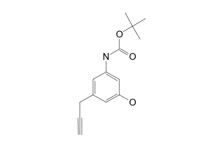 3-(3-TERT.-BUTOXYCARBONYLAMINO-5-HYDROXY-PHENYL)-1-PROPYNE